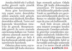 török újsághír